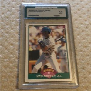 1989 score ken Griffey rookie mint 9 card